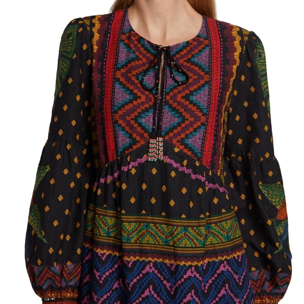 Farm Rio Women’s‎ Forest Tapestry Midi Dress - Picture 6 of 12